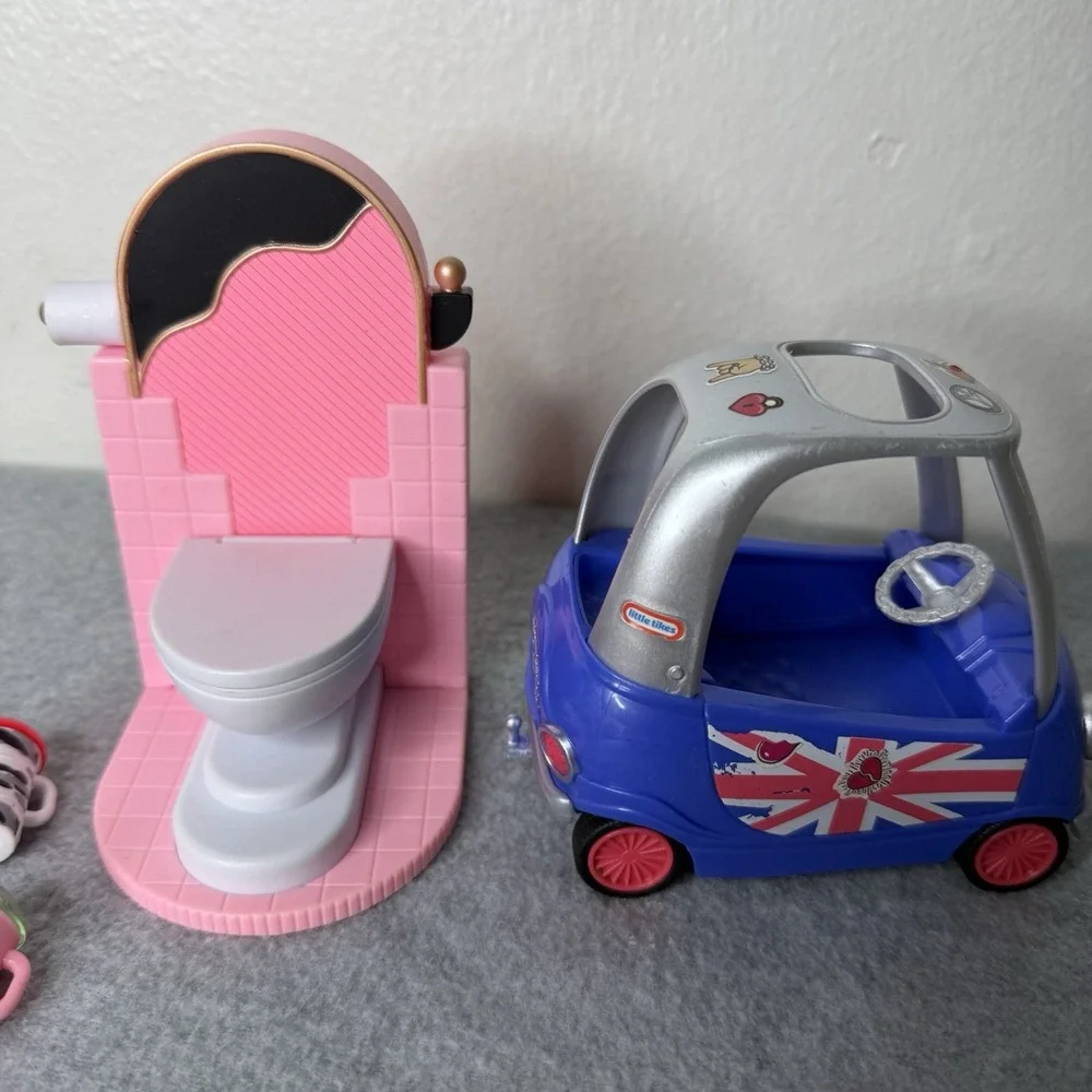 LOL Surprise Doll Babies Accesories Toilet Tour Car Toy Bags Glasses Lot